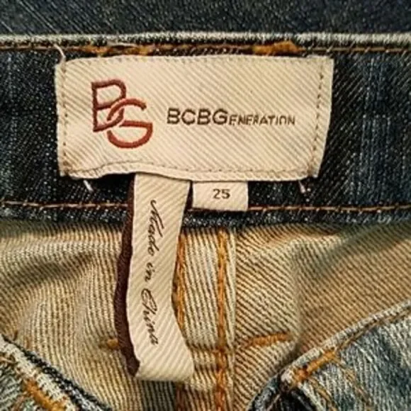 BCBG generation women 25 jeans pants blue Grungecore Streetwear - Picture 4 of 4